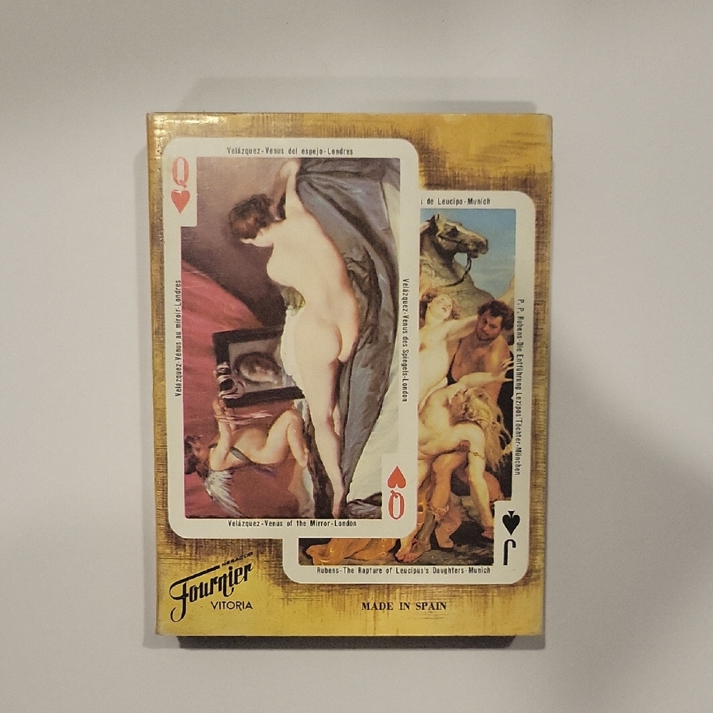 Vitoria Artistic Playing Cards - Yellow